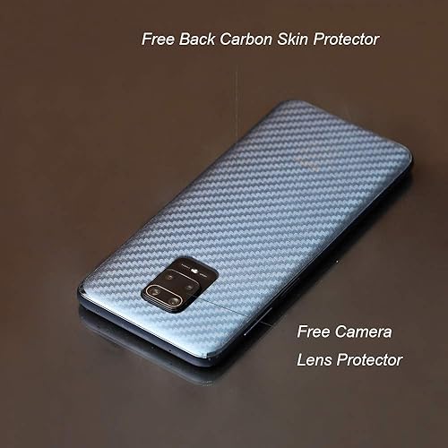 Miniatura 7 de Ibywind Protector de pantalla para Redmi Note 9S9 Pro, con 2 piezas de vidrio templado, 1 protector de lente de cámara, 1 película de fibra de