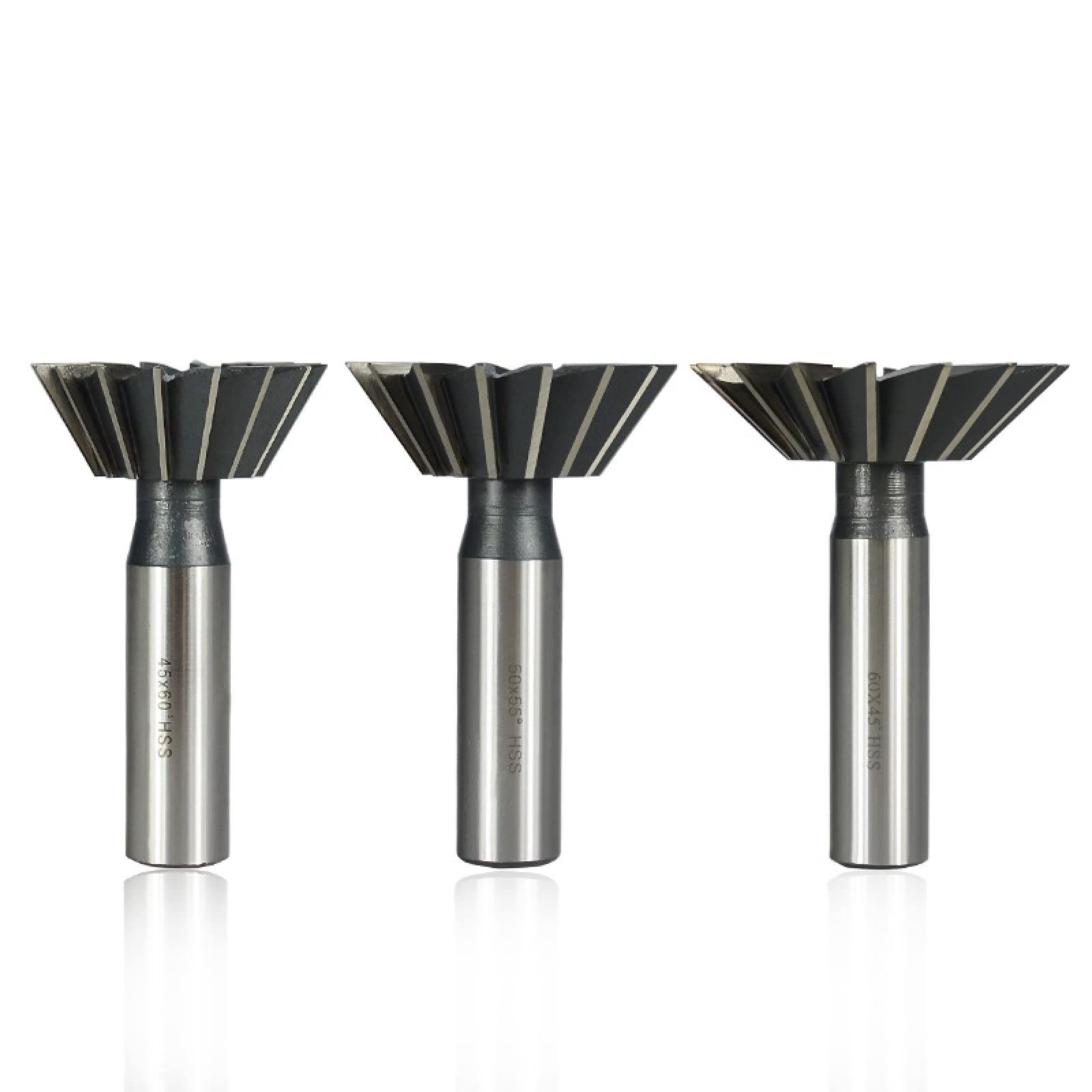 HSS End Mills Utensile Per Scanalatura Per Taglierina In Metallo Per Frese CNC In Acciaio Ad Alta Velocità,50x55 Gradi