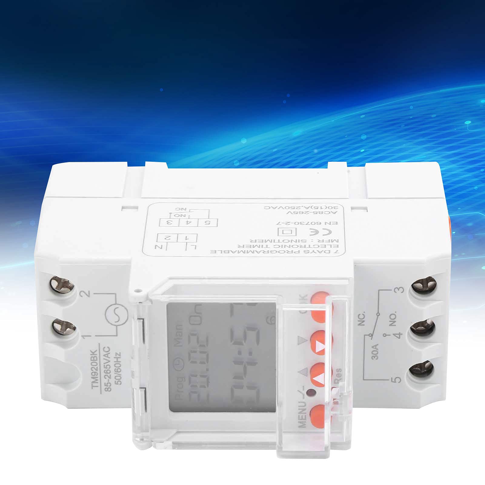 Interruttore timer WW programmabile analogico per casa intelligente controllo alimentazione montaggio su guida Din 30A EEE