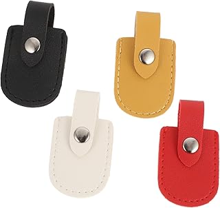 4 Pçs Tesoura De Morta Estojo Protetor Tesoura De Unhas Alicate Alicate Empurrador De Cutículas Cortador De Cutícula Cobre Bolsa De Tesoura De Unhas Bolsa De Tesoura