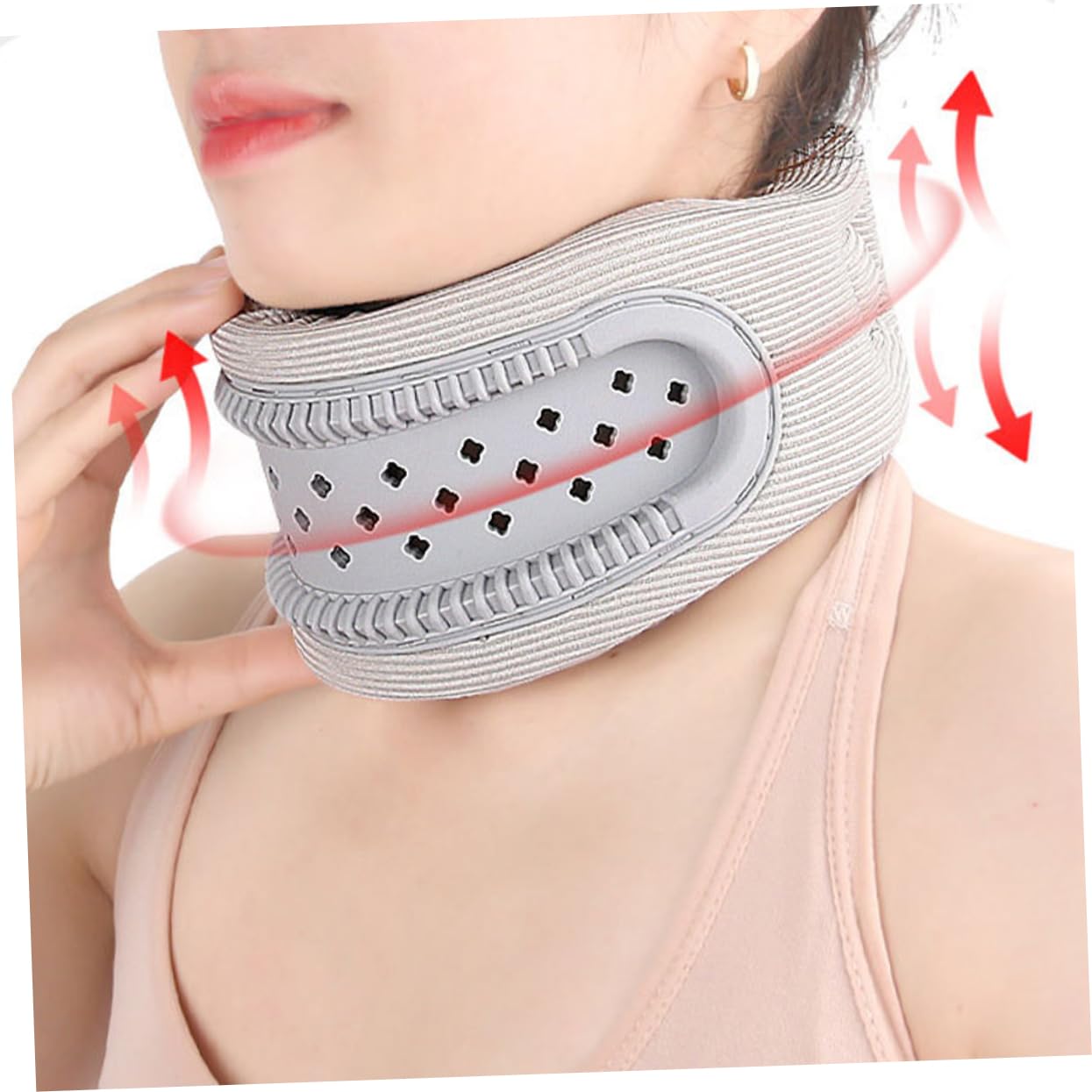 minkissy Lot de 5 cervicales pour la - Collier souple réutilisable pour femme - de voyage