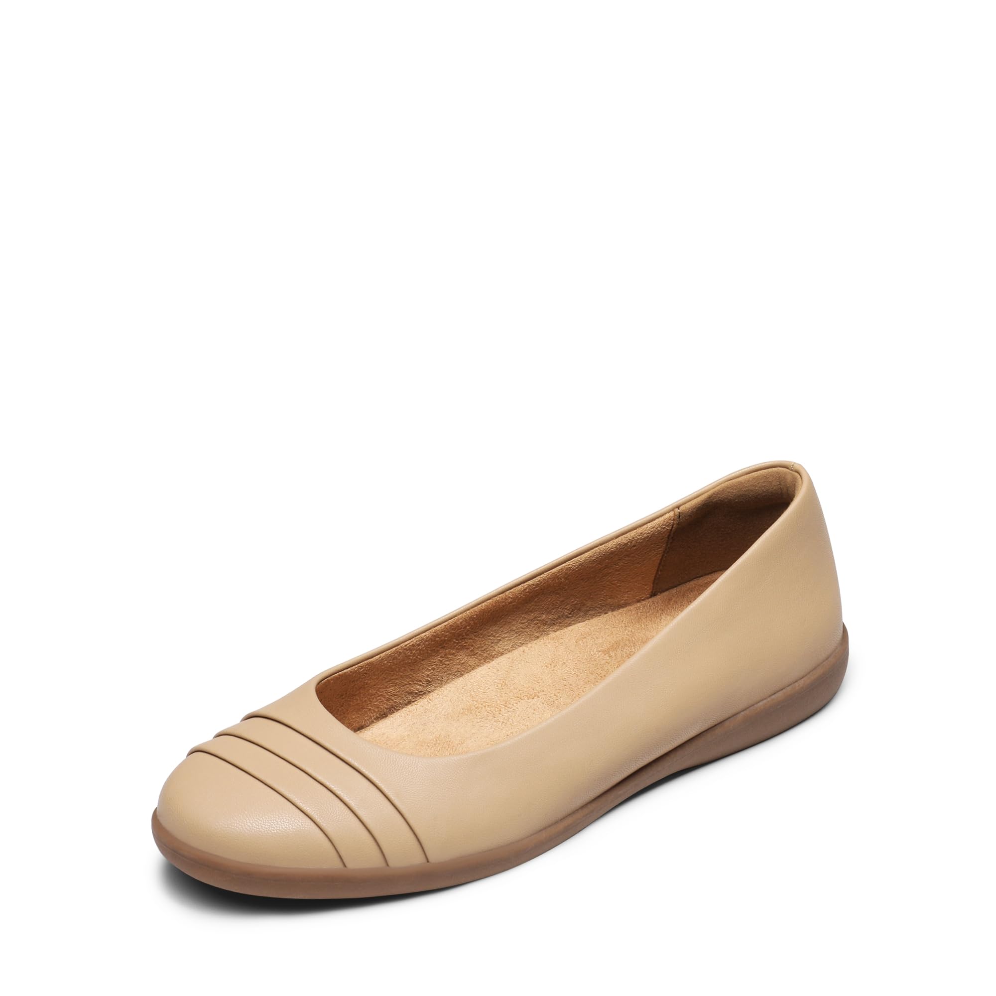 DREAM PAIRS Womens Comfortable Ballet Flats, Business Office Dress Shoes, Dressy Round Toe Slip On Work Flats