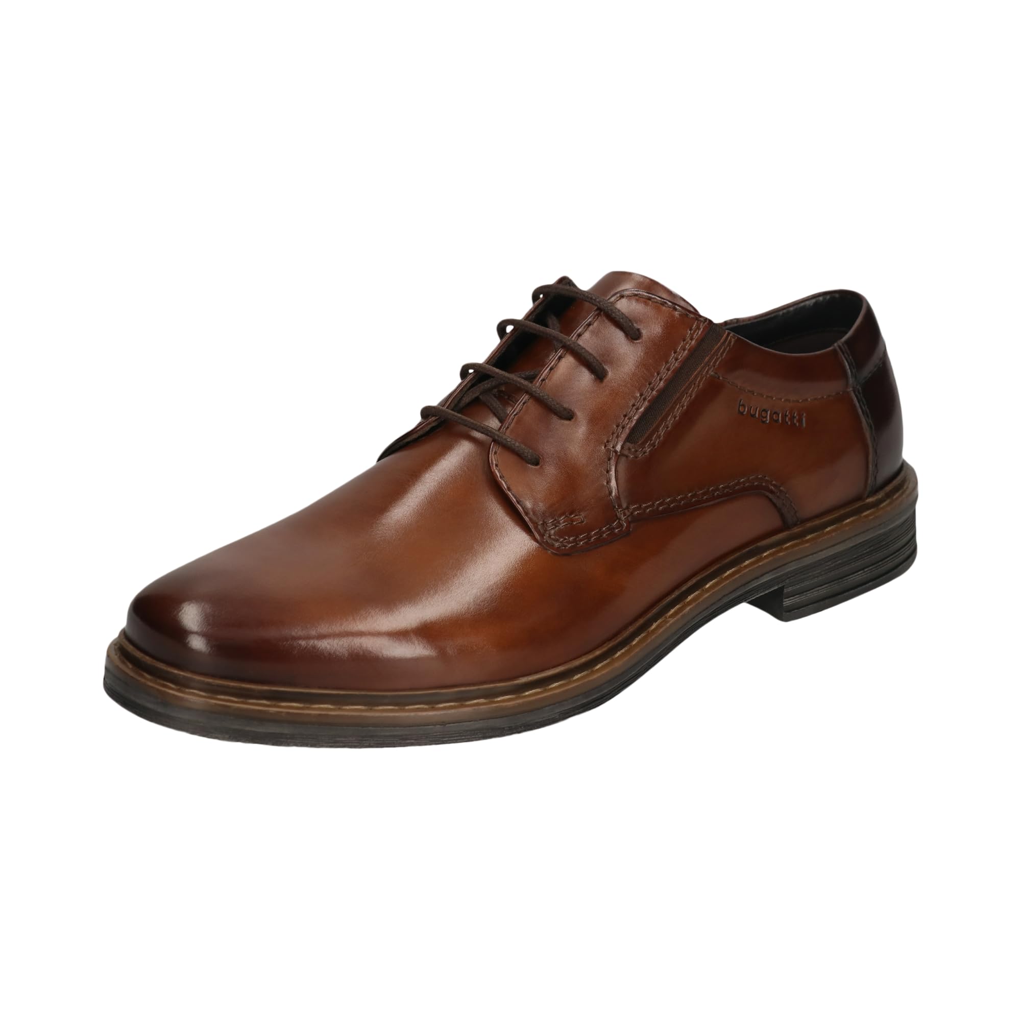 bugatti 311-aoc03, Men's Lace-up, Dark Brown Cognac, 45 EU/UK 10, Dark Brown Cognac, 10.5 UK