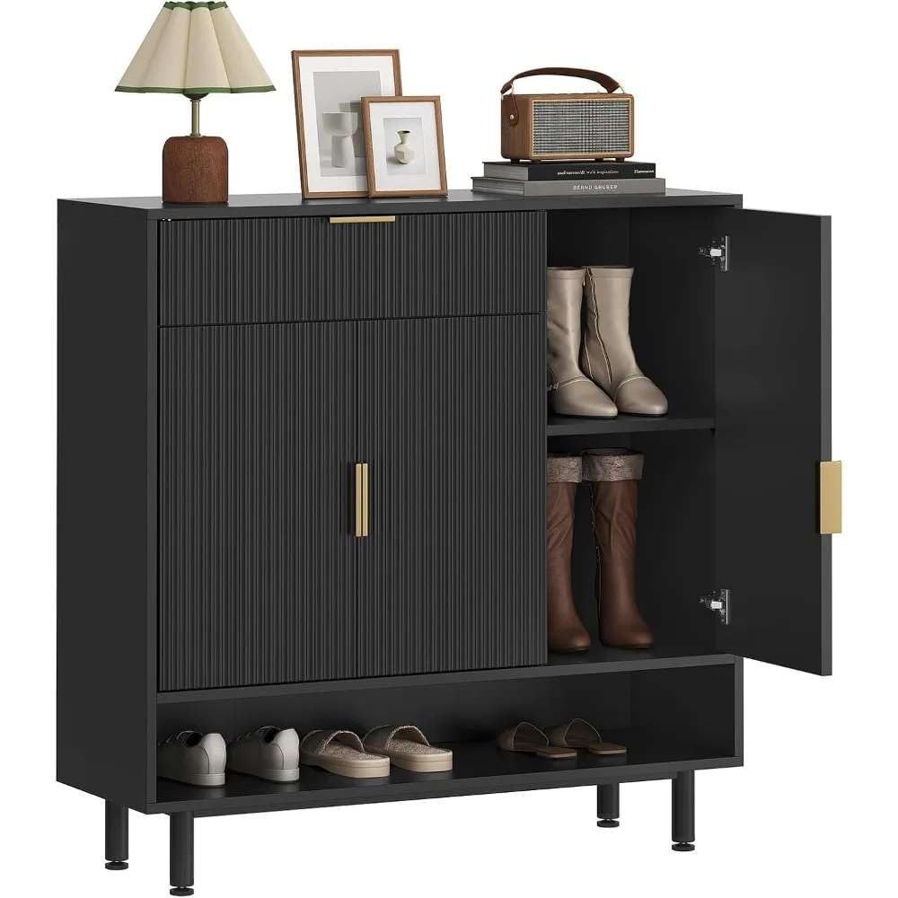 Maximize Space: Adjustable Shoe Cabinet Organizer