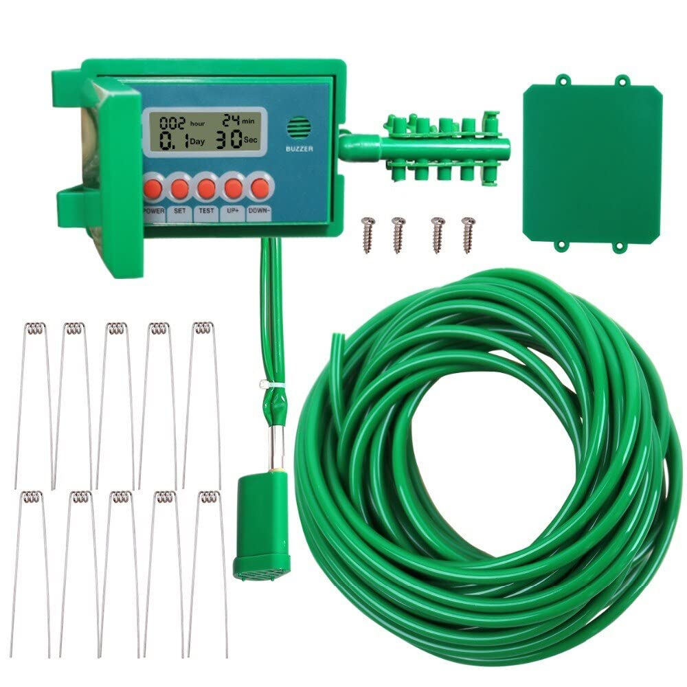 Agromato® Automatic Indoor Drip Irrigation Kit with Pump for Balcony | Bucket Water (No Tap) Input Automatic Controller for Indoor Garden | 10 Plants (Timer Kit)-image-39