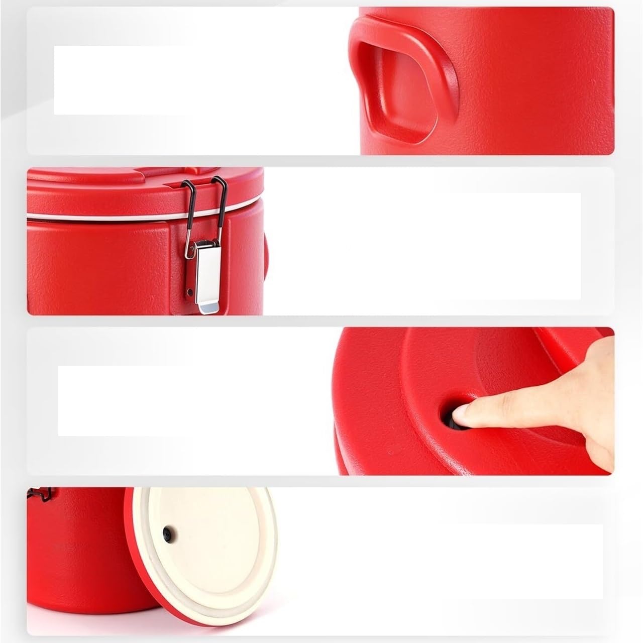 Dispensador de Bebidas isotérmico, 10 litros, dispensador de Acero Inoxidable para Bebidas frías y Calientes, Ideal para té, café, Zumo, Agua y Leche.