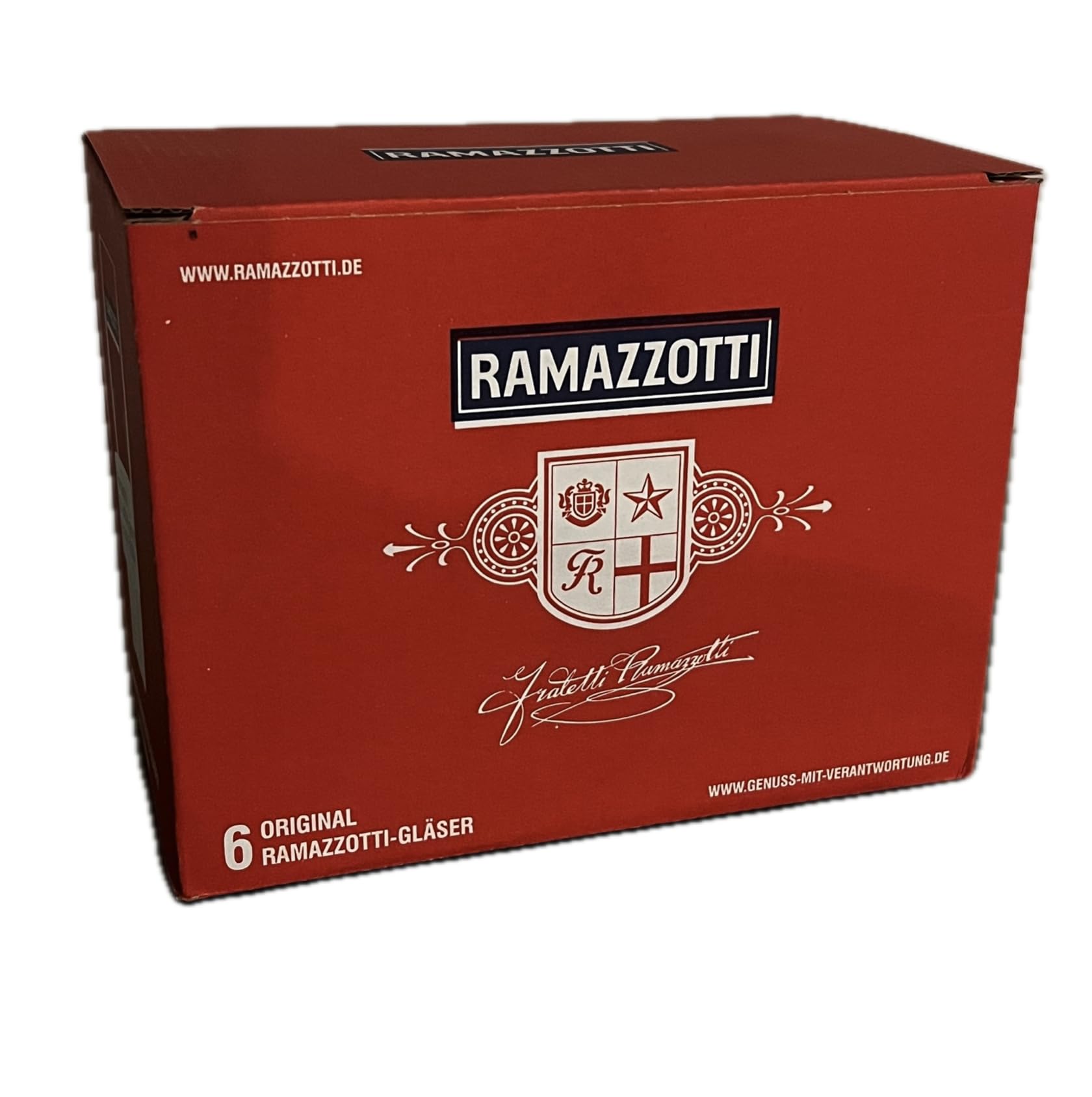 6 x Ramazzotti Likör-Gläser, Kräuterlikör, Longdrinks, Cocktails
