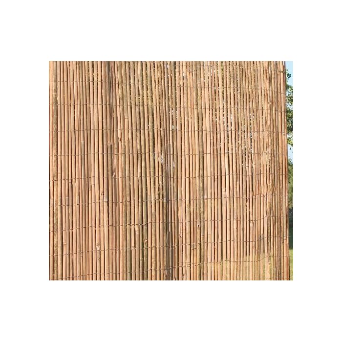 Buy UKGS Slatted Bamboo Screening (4m Wide x 2m High) Natural Bamboo