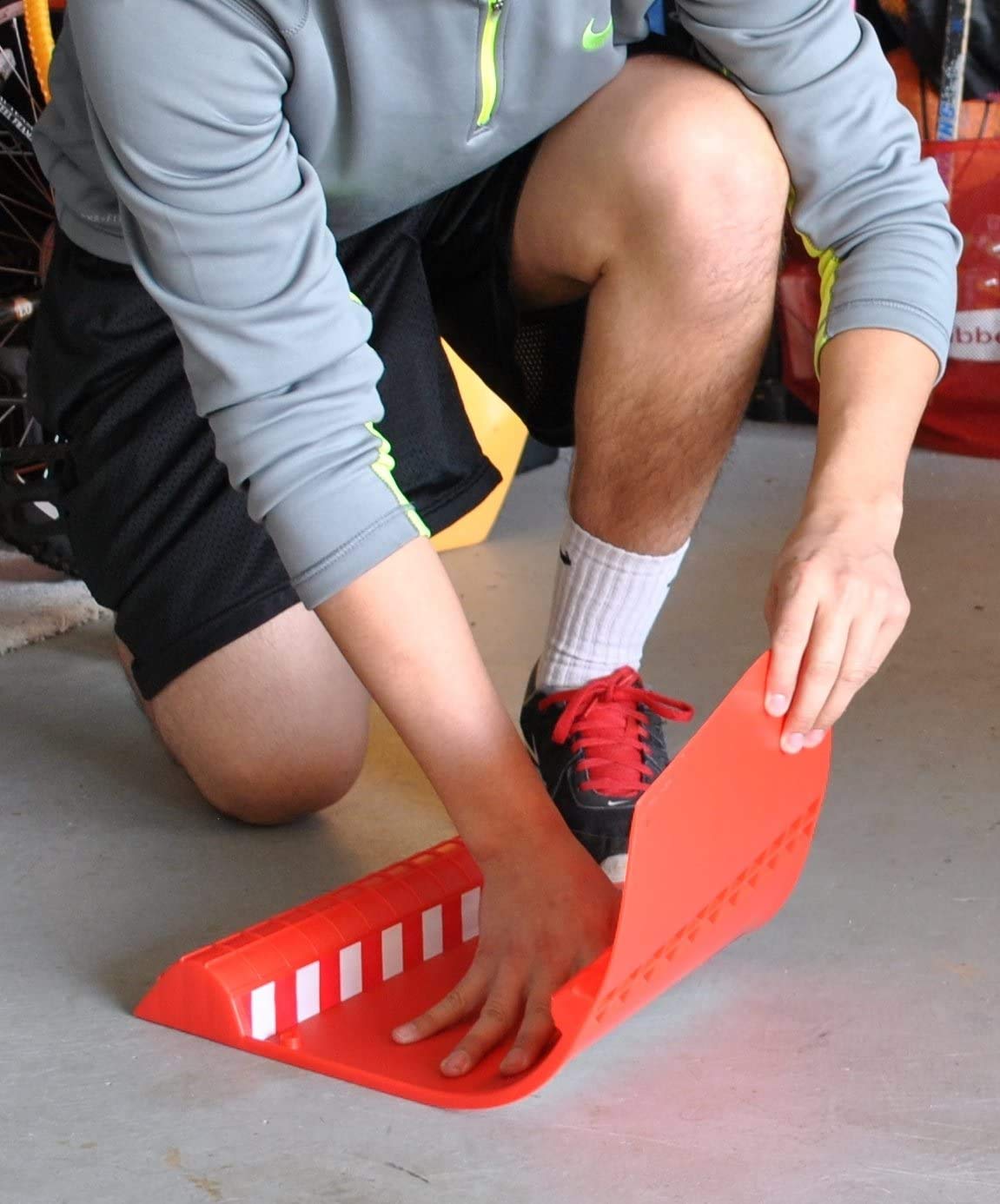 X 10 Pill MAXSA Innovations Park Right Parking Mat Red - 37359 Garage Floor Mat