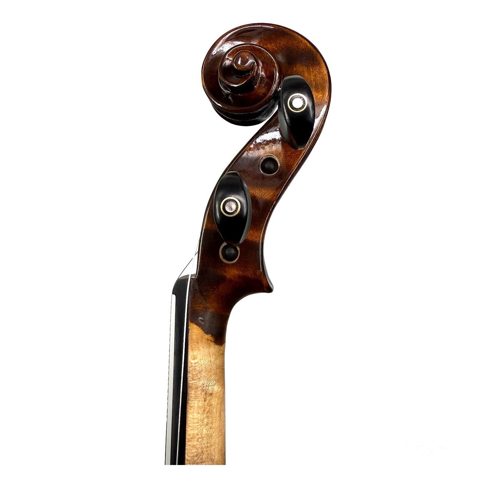 Instrumento De Violín Violín Lacado De Arce Flameado Tablero De Abeto Antiguo 4/4 Hecho A Mano(3/4)