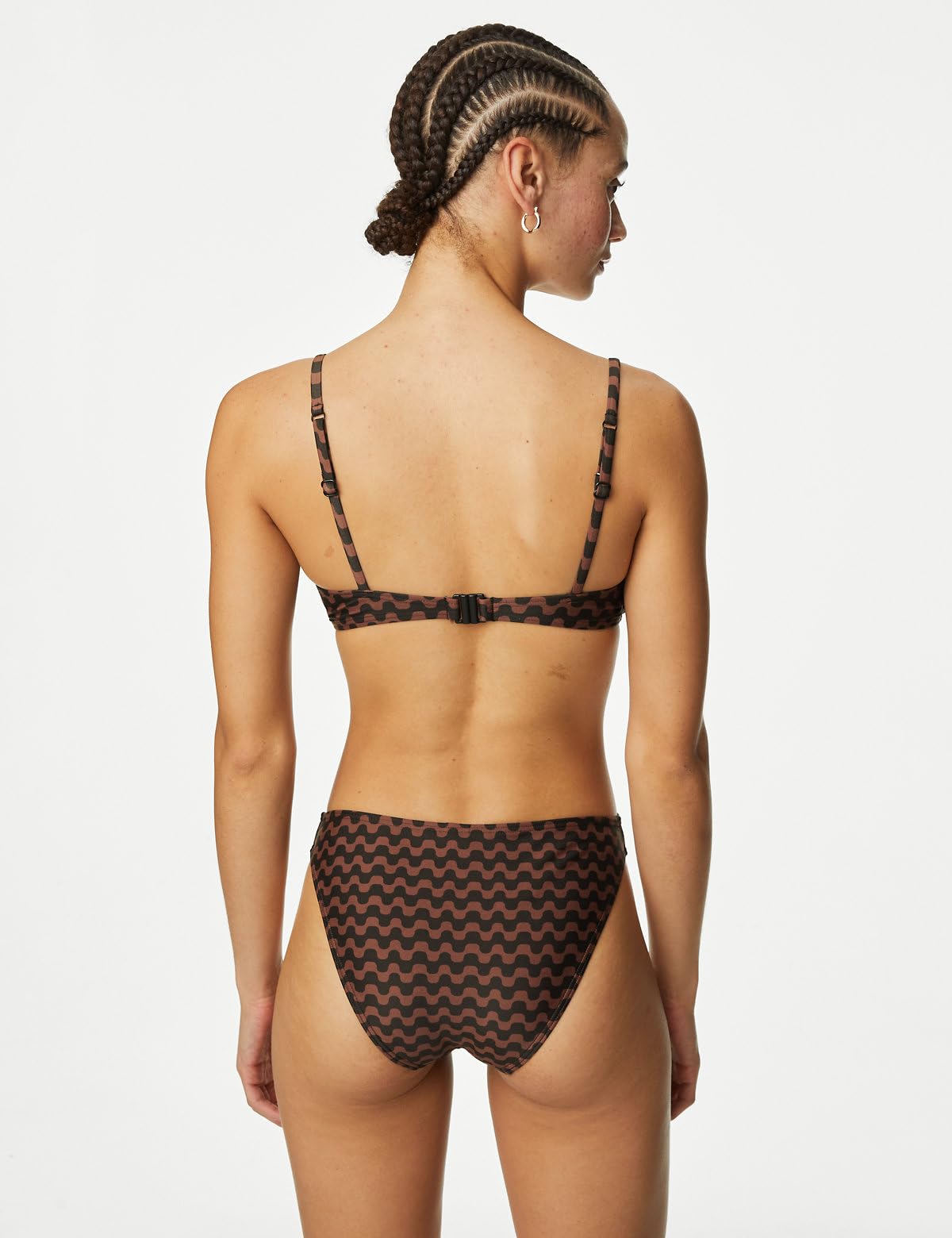 Marks & Spencer Printed High Leg Bikini Bottom 4