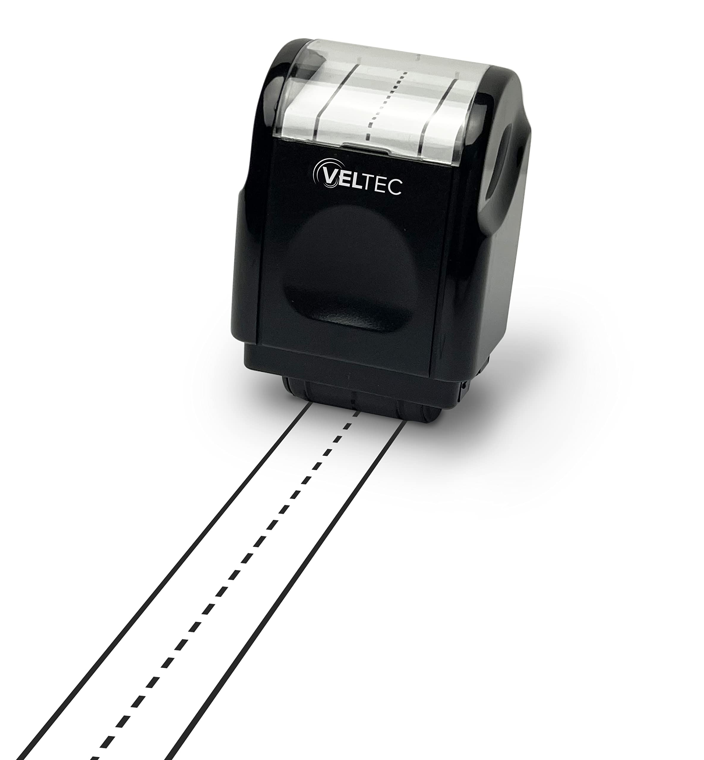 Veltec Sello de rodillo de práctica con líneas de escritura a mano para niños, padres y profesores (negro)
