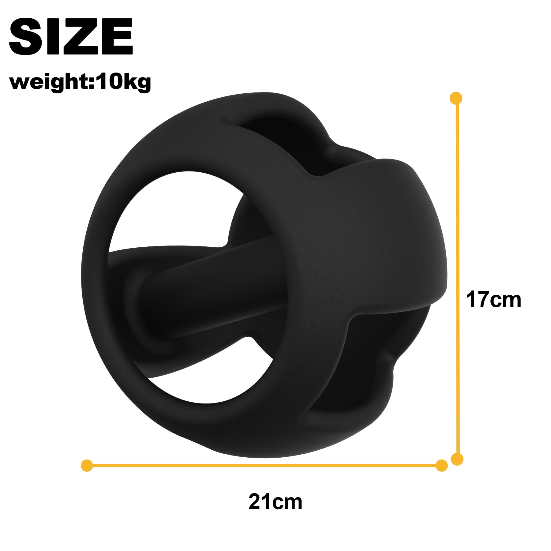 POWER GUIDANCE Hantle Spherebell + Kettlebell, osiągają najwyższą wydajność ćwiczeń, minimalizując obciążenie stawów