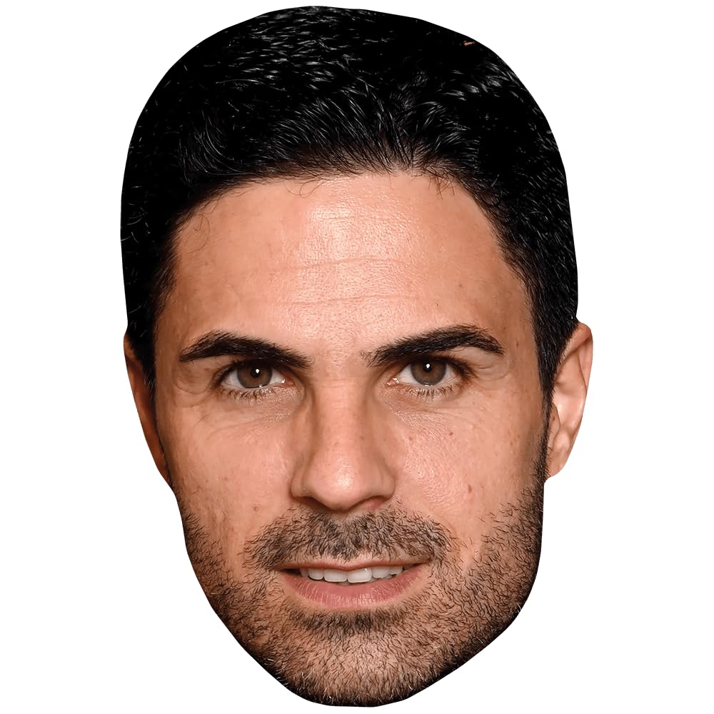 Mikel Arteta (Beard) Big Head. Larger than life mask.