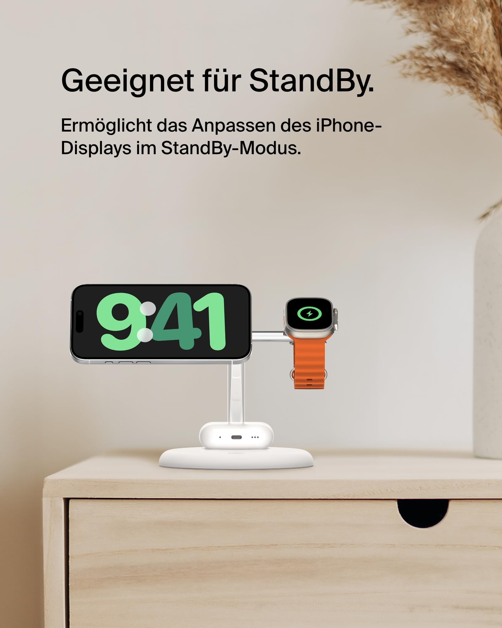 Belkin BoostCharge Pro Kabellose 3-in-1-Ladestation mit Qi2 – Bild 8