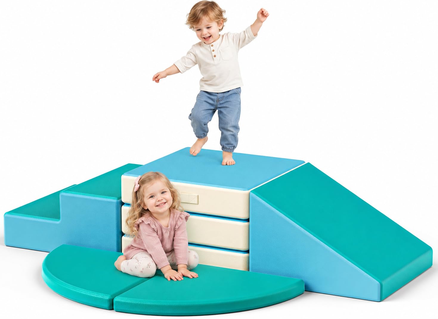 5 Pieces-Kids Soft Play Building Blocks,Indoor large soft building blocks