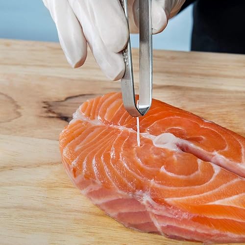 Miniatura 2 de Mercer Culinary Pinzas de hueso de pescado estándar, 4-58 x 12 pulgadas, acero inoxidable