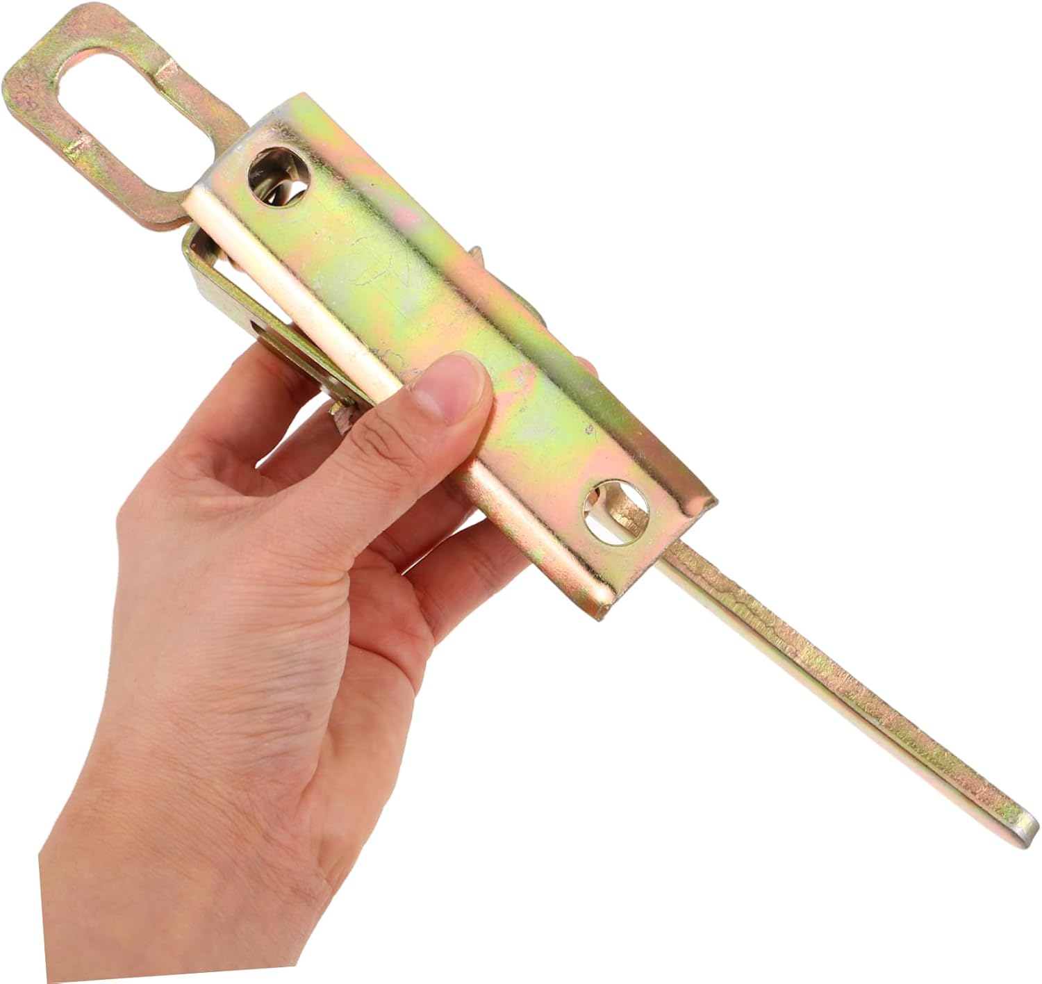 OSALADI Heavy Duty Metal Toggle Clamp Latch Adjustable Spring Hook for Doors Versatile Fit for Three Wheelers Quick Release Operation for Side Panels and Compartment
