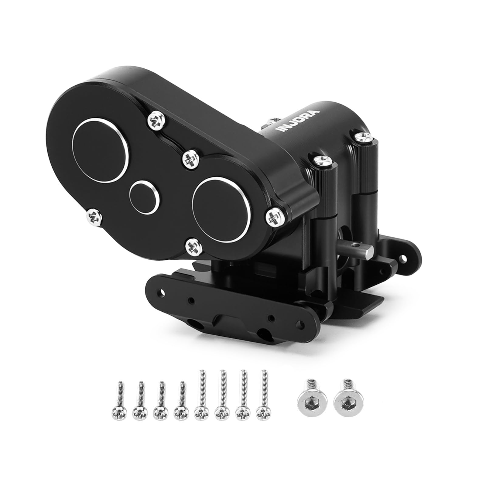 INJORA Complete Transmission with Brass Skid Plate for Axial SCX30 1/30