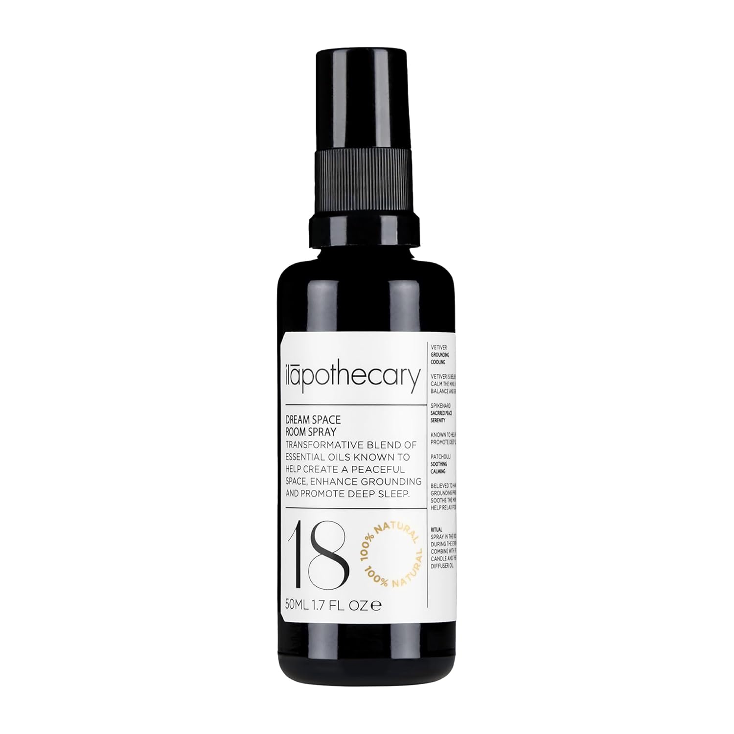 ilapothecary Dream Space Room Spray - Air Spray with Essential Oils - Room Air Freshener - Aromatherapy Oils - Promotes Sleep - 1.7 oz