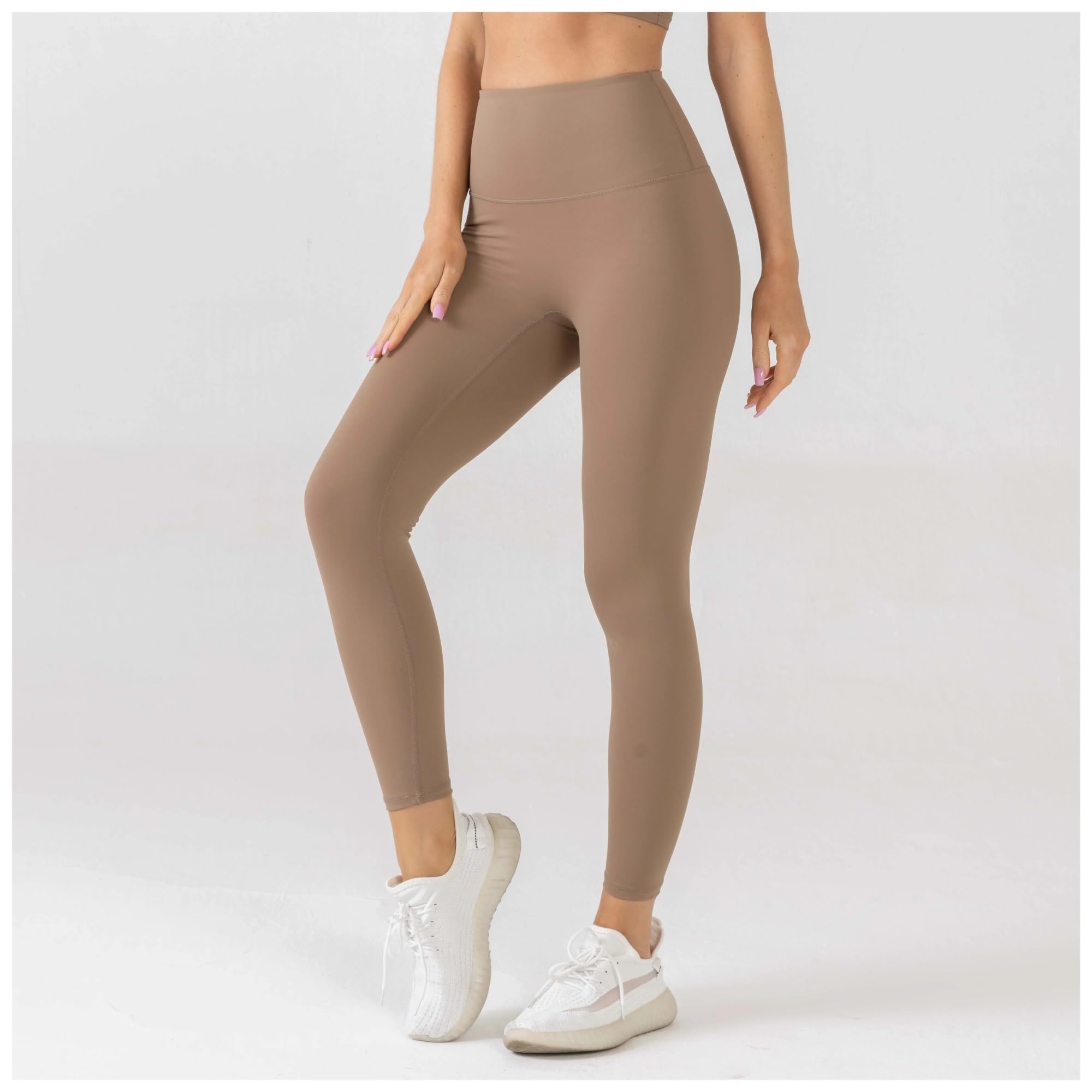 Pantaloni da Yoga a Compressione Elastica Pantaloni da Palestra in Vita da Donna Pantaloni da Corsa Fitness for Il Controllo della Pancia Pantaloni Sportivi in ​​Nylon(Deep Blue,XL)