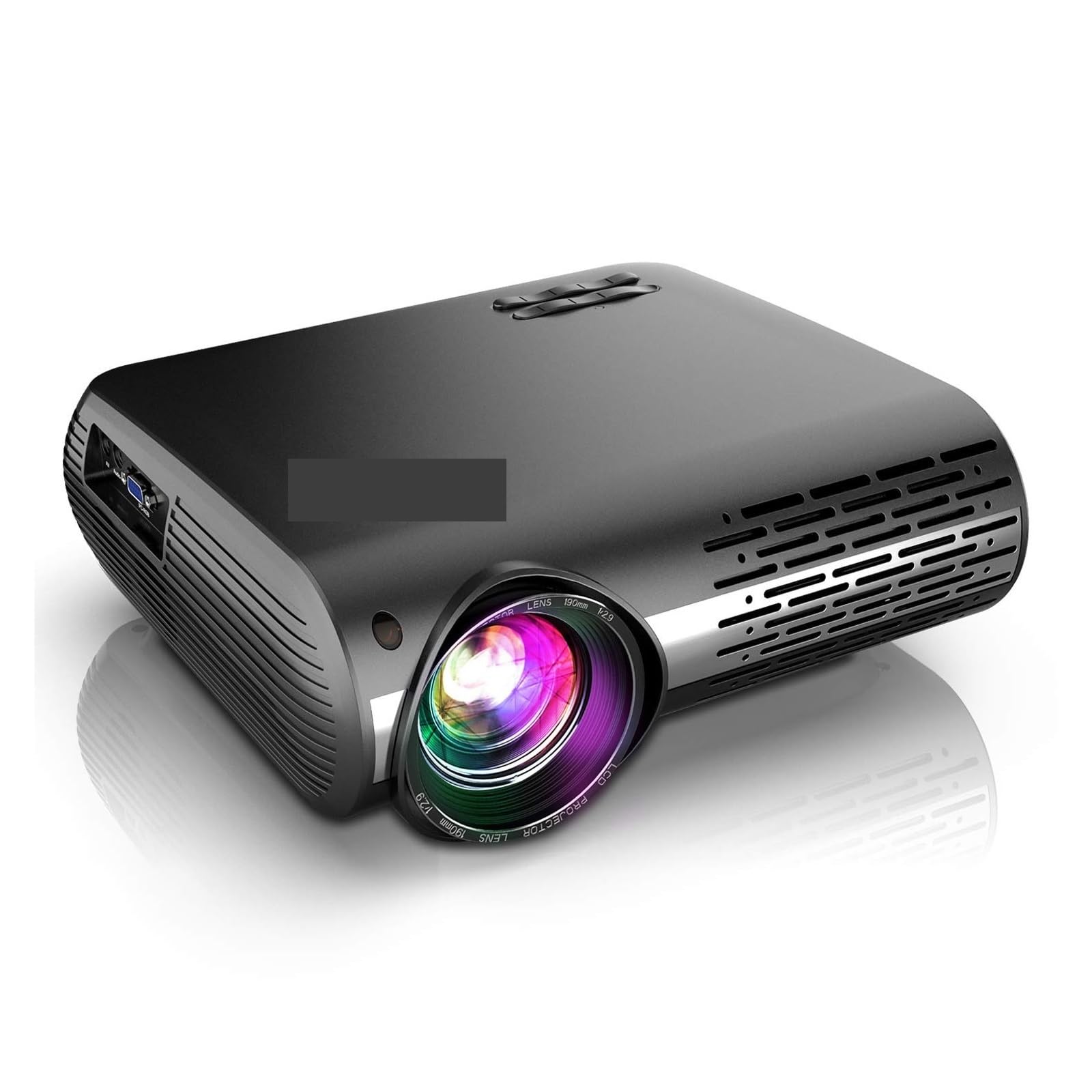 TRDEWR P20 Projector 10000 Lumens Video Full HD 1080P Native Support 4K Home Theater Portable Mini Create an Atmosphere