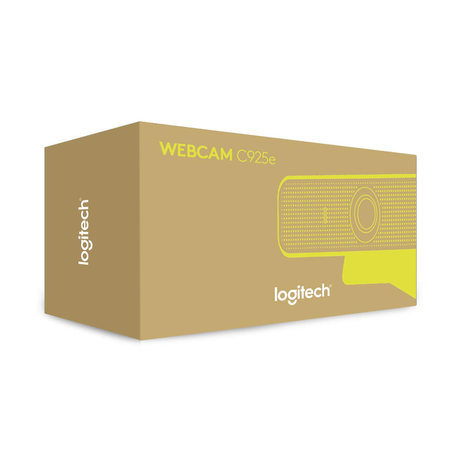 Logitech Webcam professionnelle C925e HD 1080p - Champ de vision 78° - Autofocus - Technologie RightLight 2 - Cache - 2 microphones stéréo - PC/Mac - Noir (reconditionné)