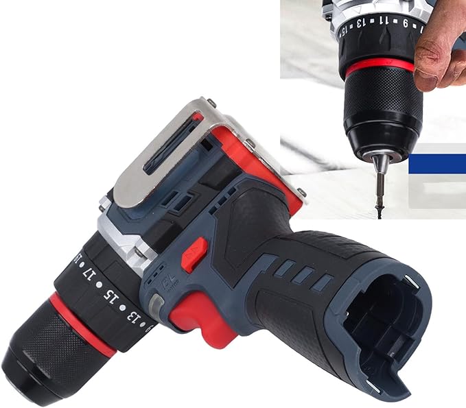 Taladro Percutor Inalámbrico 16.8V 80NM Sin Escobillas con Caja miniatura 8