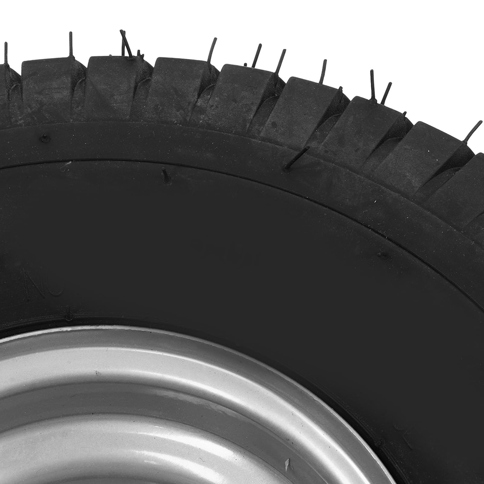 15x6,00‑6, Reifen mit Nabe, Explosionsgeschütztes, Verschleißfestes Rad, Stabile Struktur, Go-KartRäder Reifen für Go-Kart, Landwirtschaftliche Fahrzeuge