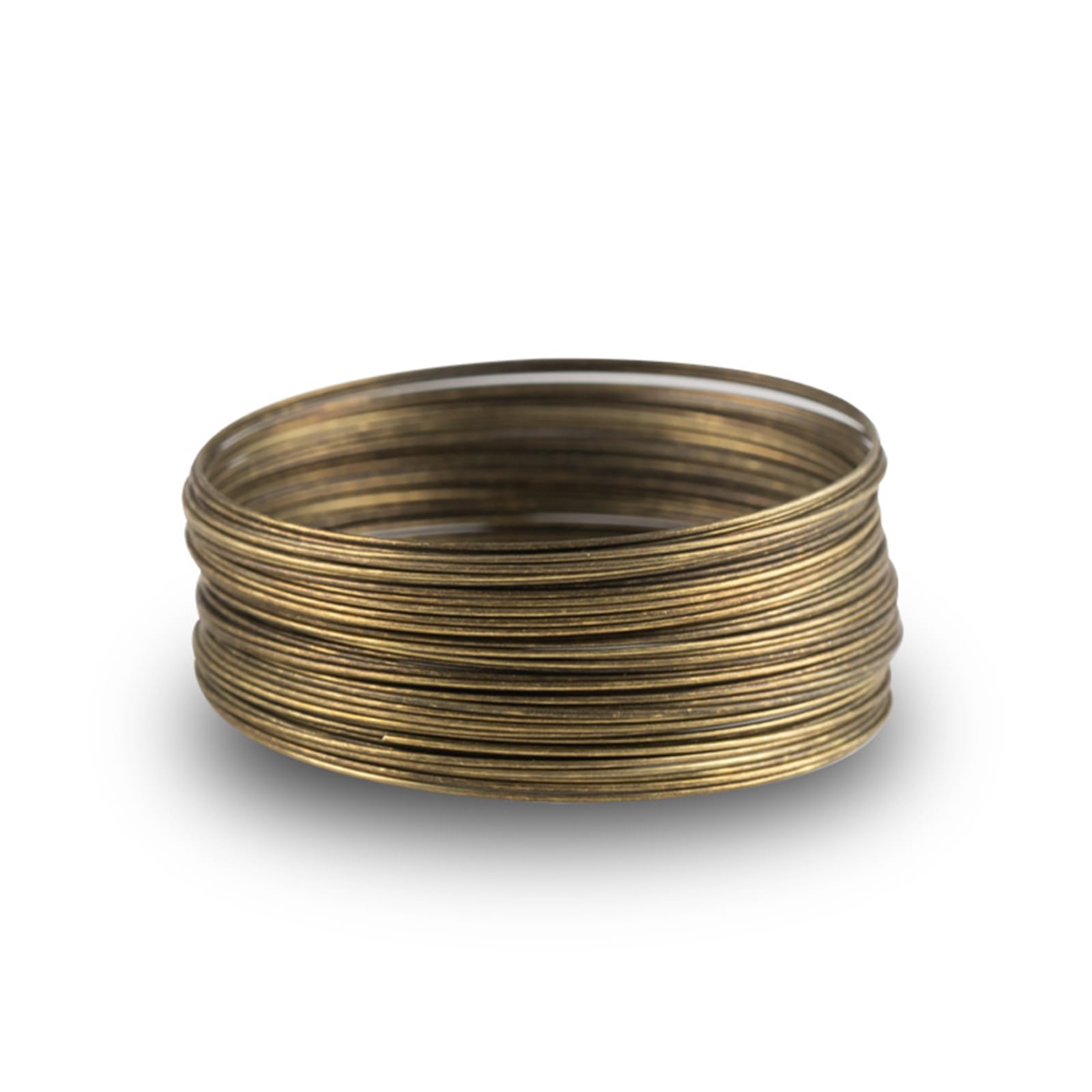 NIHENHAO 50 Memory Steel Wire for Beading Bracelets Earrings Jewelry Making Finding Accessories Bangles Necklace Supply-Ancient bronze