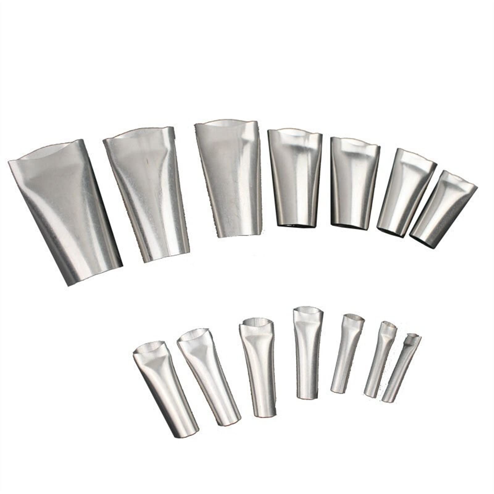 Paint Sprayers 14Pcs Stainless Steel Caulking Finisher Caulk Nozzle Applicator Silicone Sealant Finishing Tool Kitchen Bathroom Sink Joint for Home Interior and Exterior