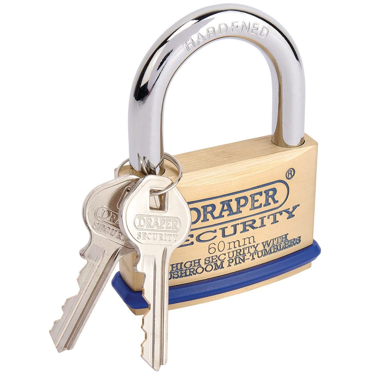 Draper 64163 Solid Padlock 60mm