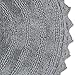 DII Crochet Collection Reversible Bath Mat, Round, 27.5