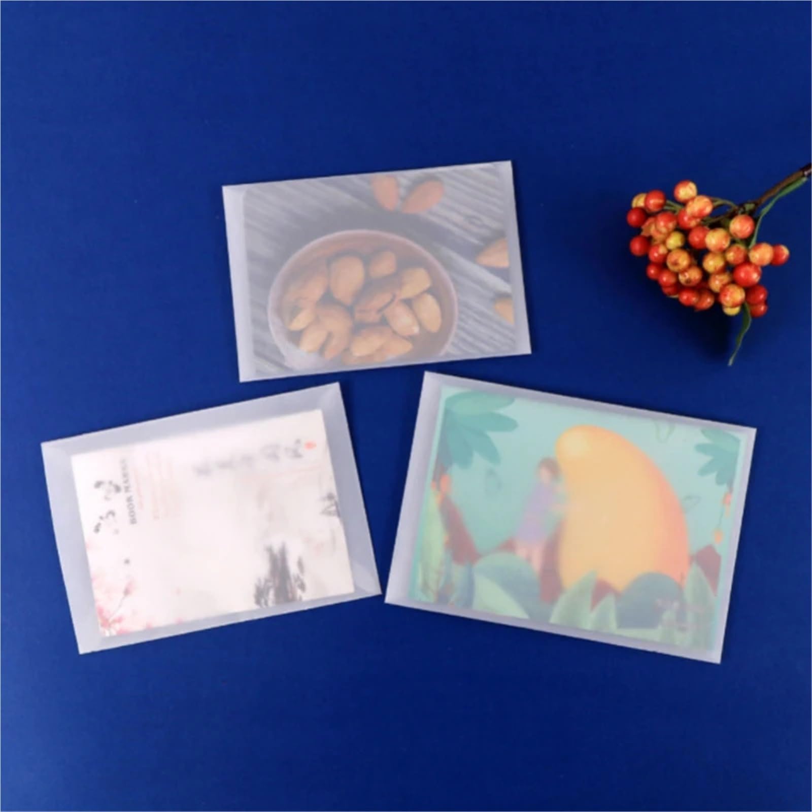 Enveloppes en papier transparent Pour Les Fêtes Et Les Réunions