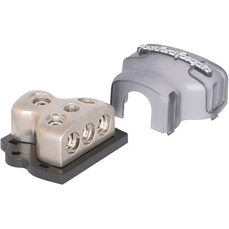 Riduttori Ingresso Amplificatore EMagTech 1/0 AWG A 4 AWG - Coppia, Angolo 45°, Per Cablaggio Auto - Foto 4