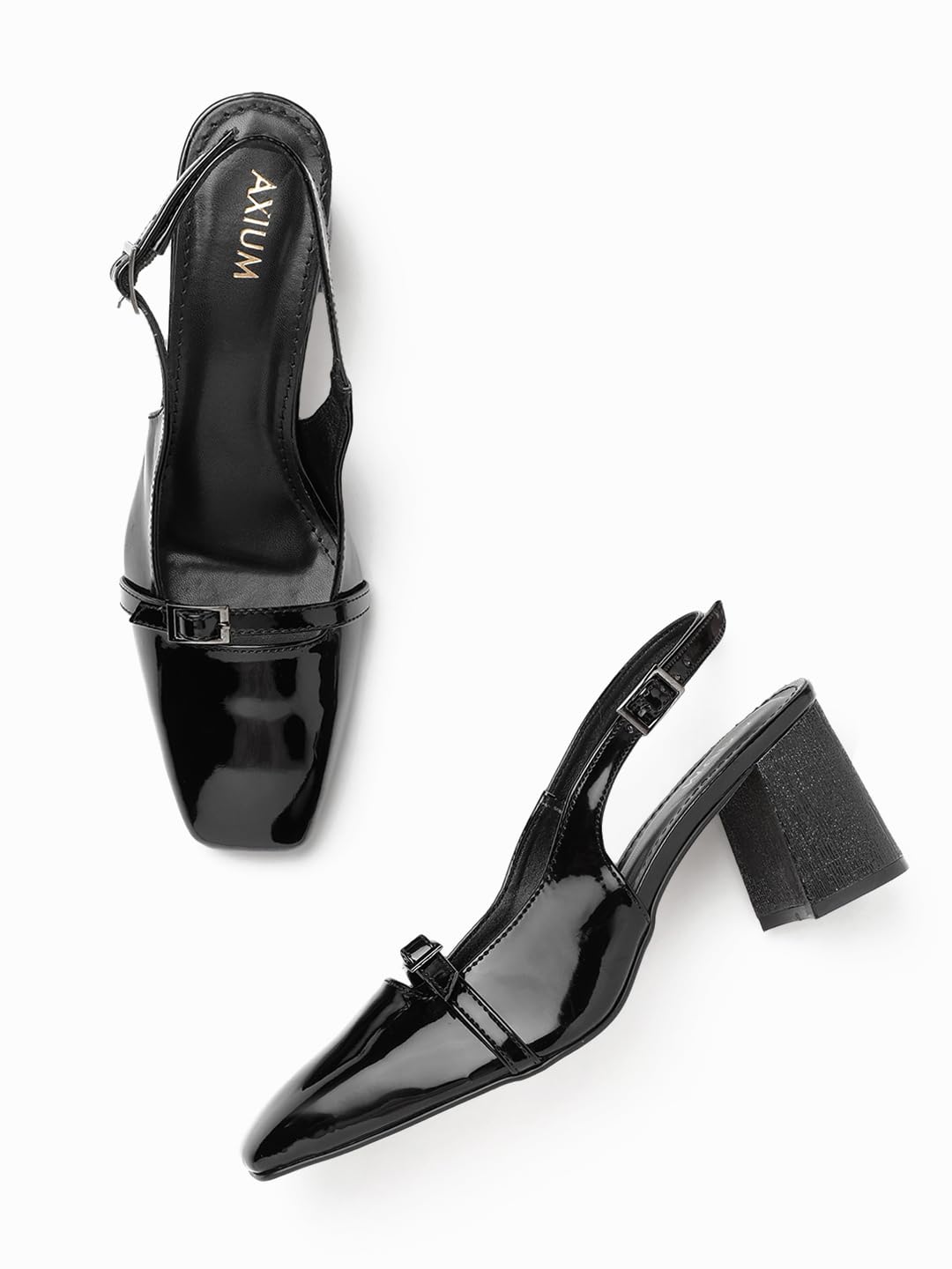 Women's Pump Block Heels, 3 inch (BLY244)-image-20