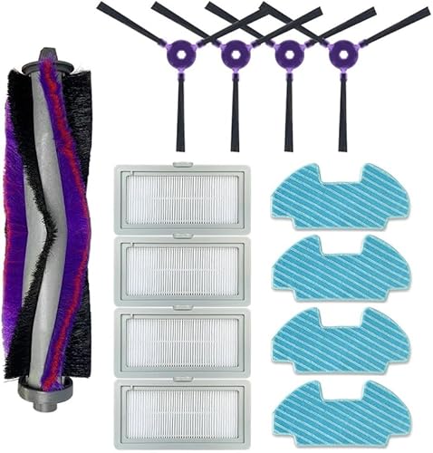 XIBANY Repuesto para Midea I5 I5C VCR07 VCR08 MR09 Samsung VR05R5050WK Parte de aspiradora Cepillo lateral principal Filtro Hepa Trapo fregona