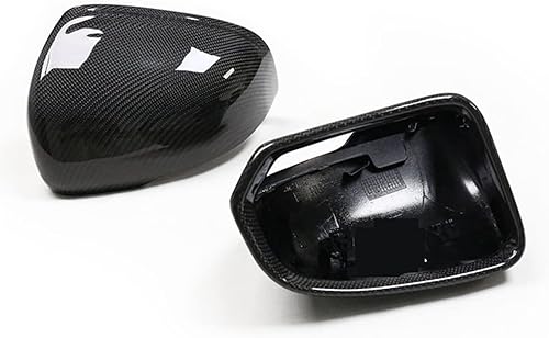 EXWARM Compatible con Volvo V40 V60 S60 XC40 S90 2016-2020 Reemplazo de fibra de carbono para espejo lateral de automóvil, piezas exteriores (color