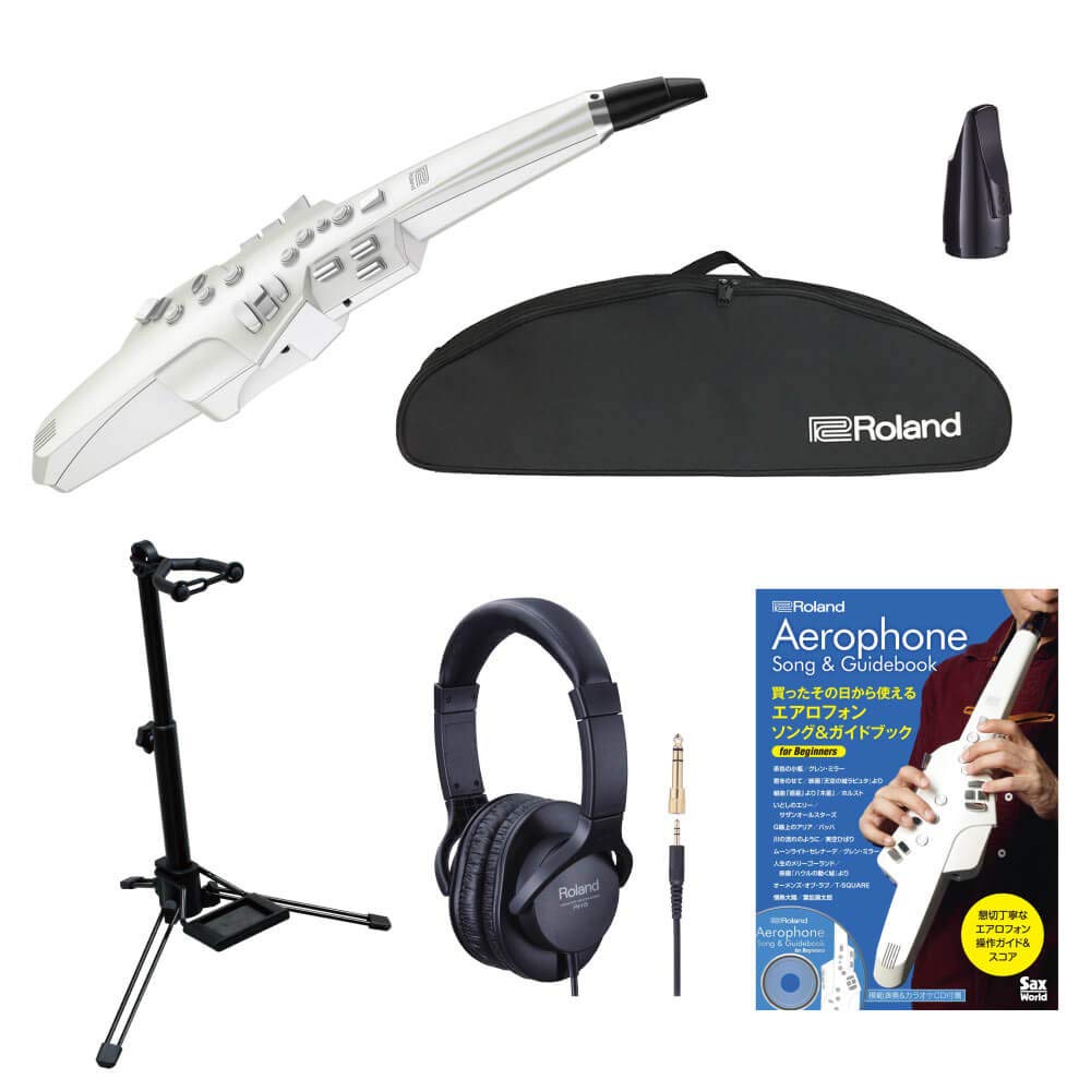 エアロフォンAE-10 ハードケース＆教本（CDなし）付き Amazon | ローランド Roland AEROPHONE AE-10 (ケース付) 【純正交換用