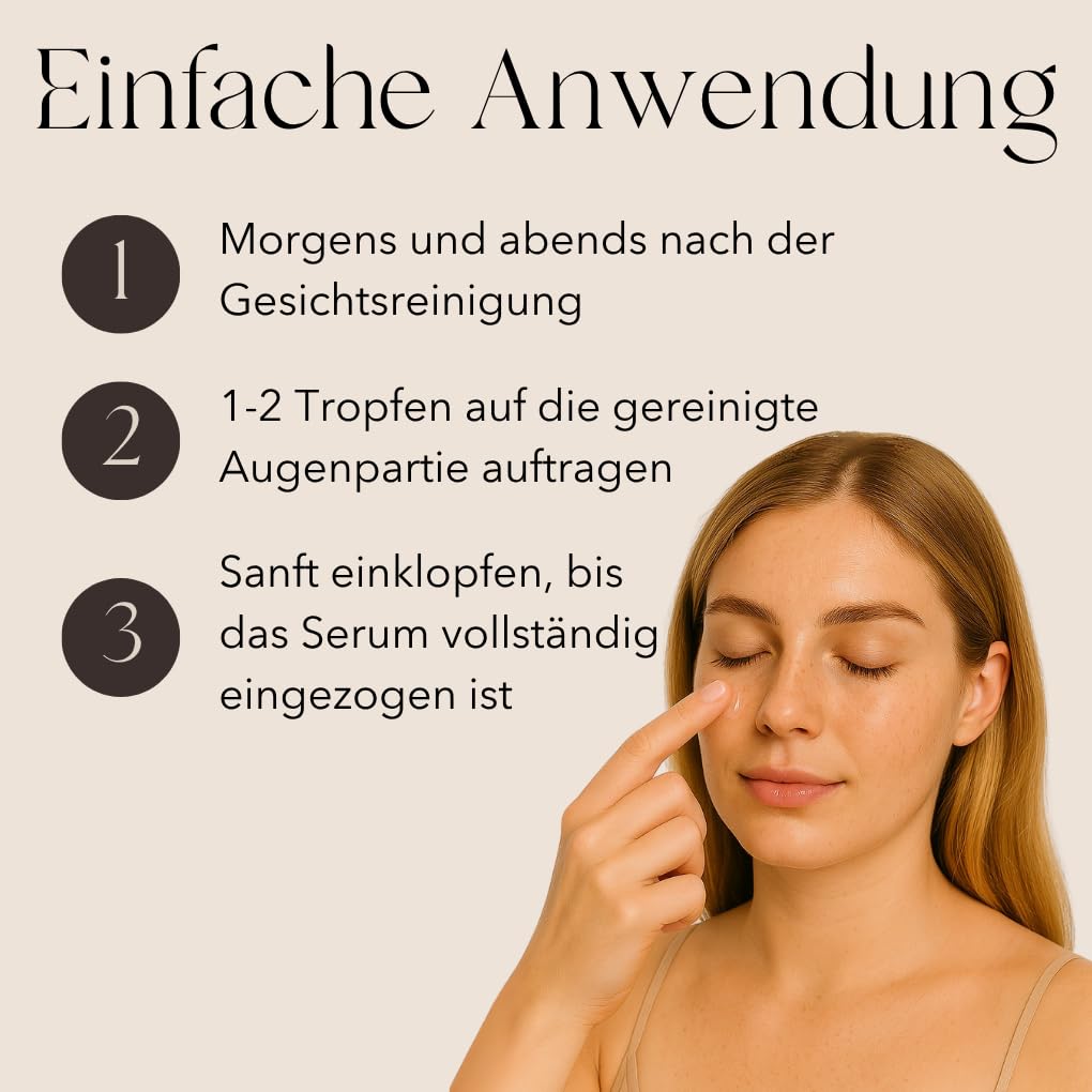 mellow NOIR XTREME Eye Caffeine Booster 15ml - SOFORT AUFPOLSTERND – Augenserum mit Koffein für müde geschwollene Augen – gegen Augenringe und Tränensäcke - Vegan - Zertifizierte Naturkosmetik