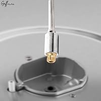 Vista 8 de Kit de 10 piezas de orificio de propano de boquilla de chorro de latón, piezas de repuesto para parrilla, kit de accesorios de plancha de boquilla