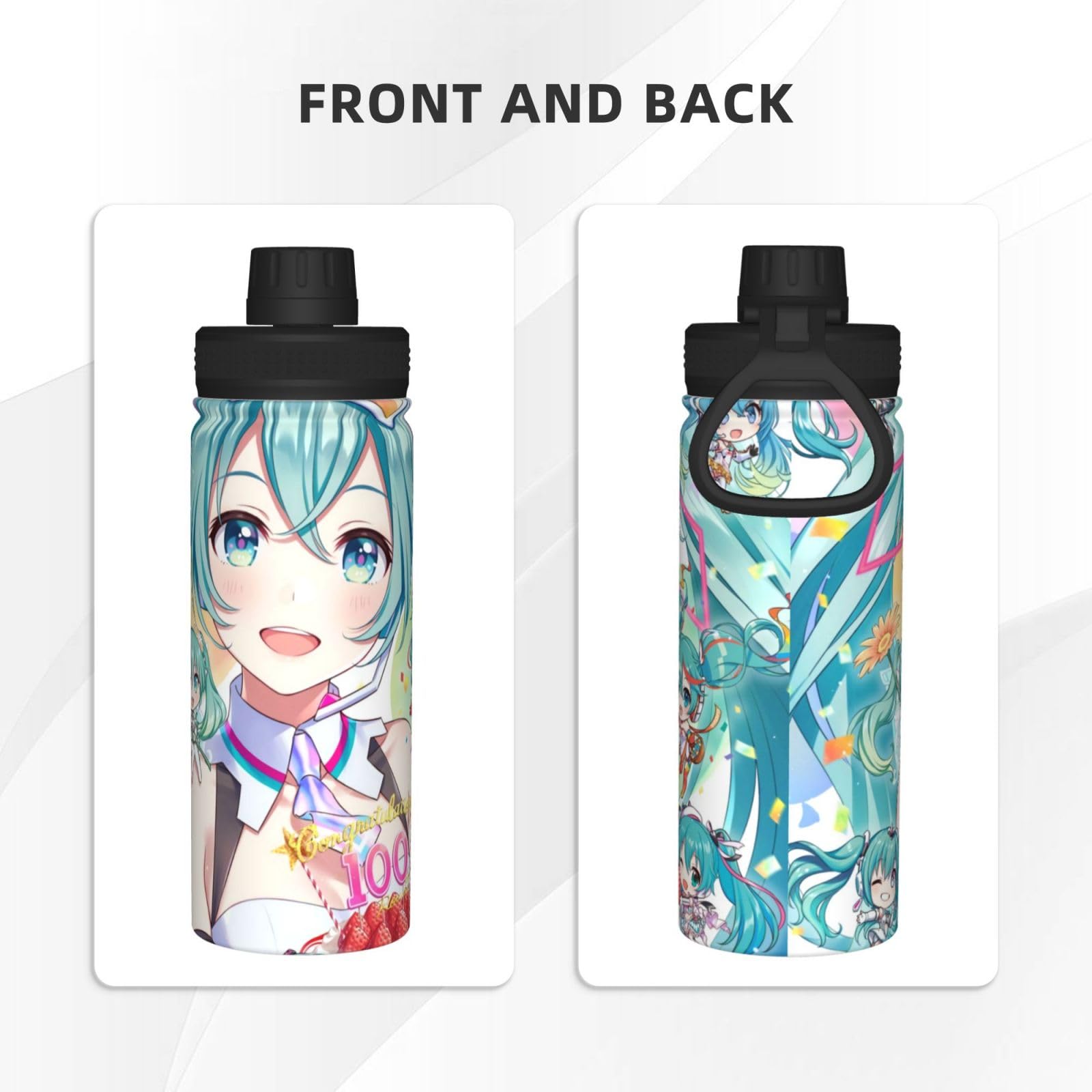 Amazon｜水筒 初音ミク スポーツボトル 魔法瓶 マグボトル