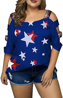 4th of july shirts plus size Clearance