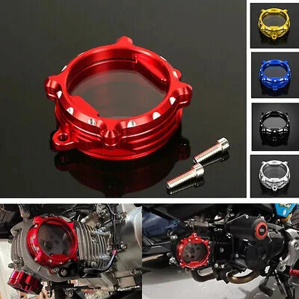Monkey125 Perspektivklare Nockendeckel V2 für GROM125/MSX125/SF 2014-2024, Monkey 125 2018-2024, Super Cub C125,Trail125,CT125, Dax125, ST125 Alle Baujahre Motorrad Zylinderkopf-Seitendeckel (Gold)