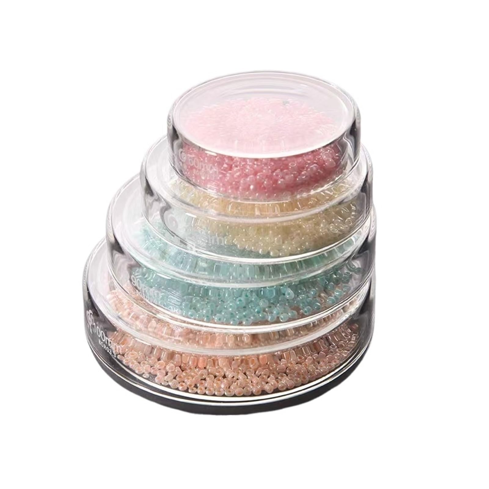 5 unids/Pack Placas de Petri de Vidrio de borosilicato Alto de 100mm asequibles for Plato de Cultivo de Instrumentos químicos estériles Transparentes celulares