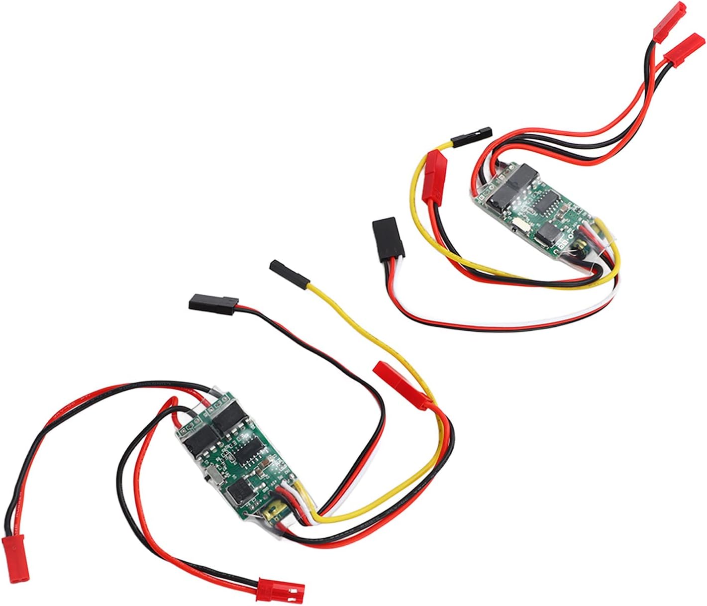 Régulateur De Vitesse Bidirectionnel 5A Pour Moteurs Brushed – ESC Dual-way Compatible 2S-3S Lipo, Idéal RC Tanks, Bateaux, Voitures 1/35