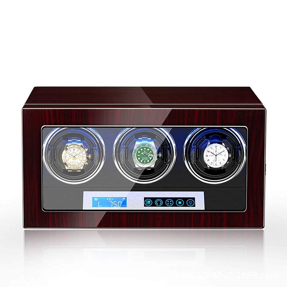NZPOST Automatic Watch Winder with 5 TPD Modes Inspiration,Watch Case Display Storage Case Jewelry Box with Quiet Motor