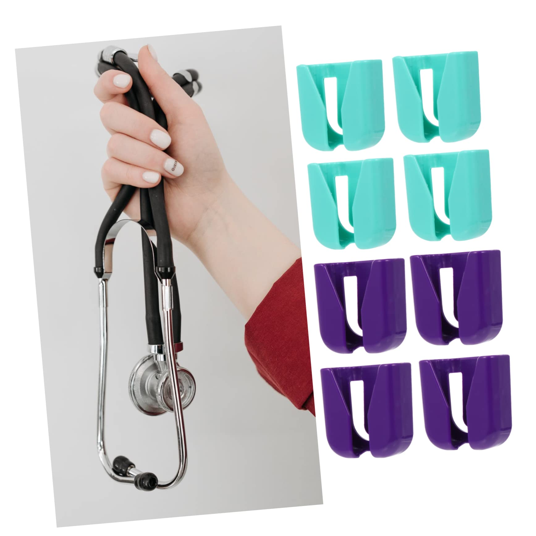 Gatuida 90piezas Clips De Sostenimiento Para Estetoscopios Prácticos y Versátiles Accesorios Para Uso Diario Atención