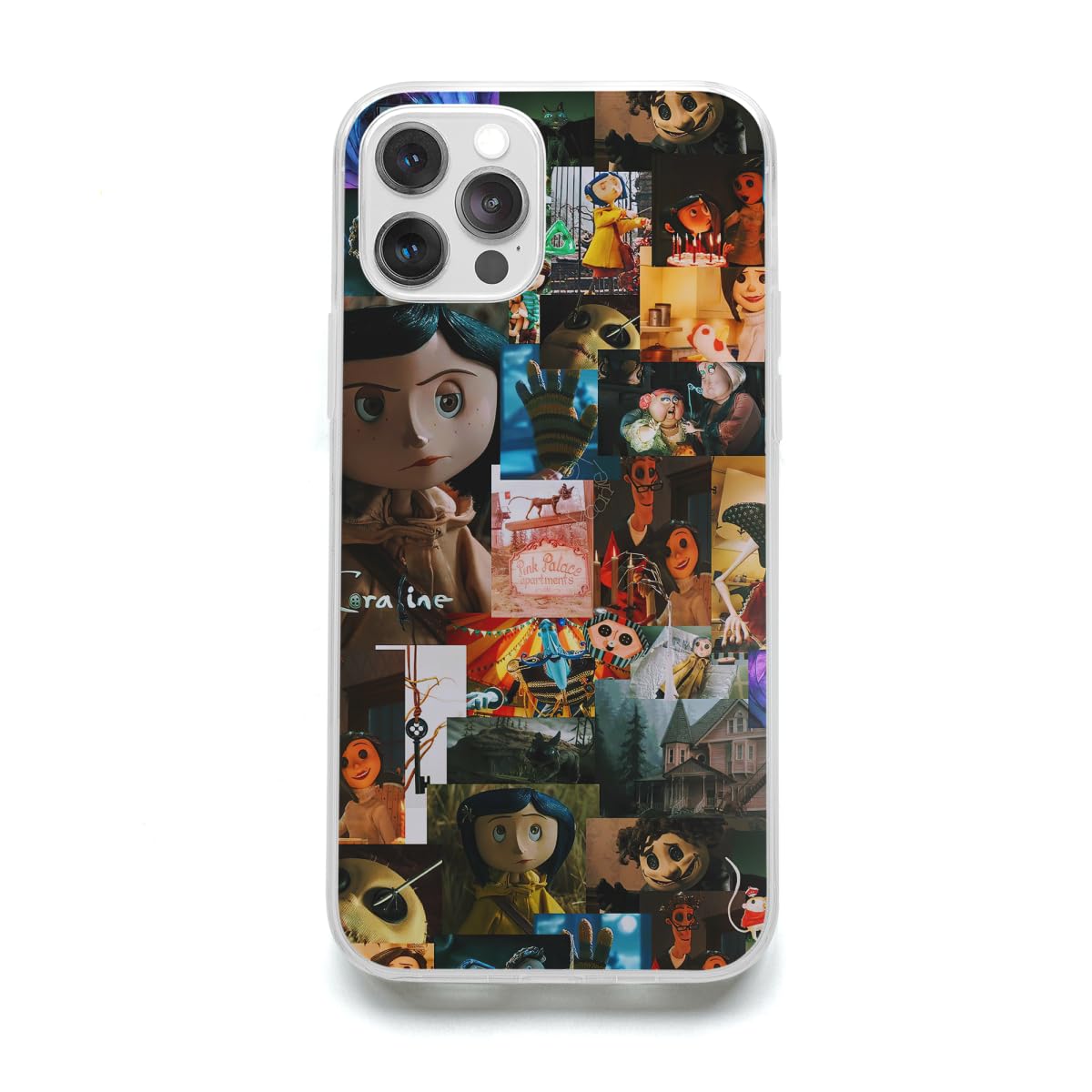 Amazon.com: Phone Case Compatible with iPhone Coraline Waterproof Collage  Max Pro 15 Series Plus Multicolor : Cell Phones & Accessories