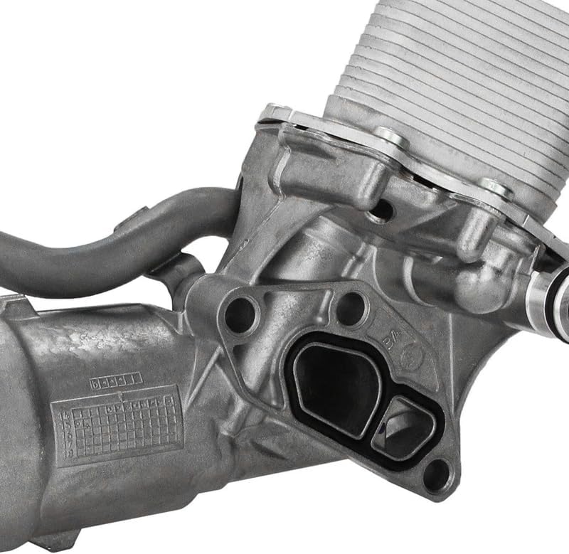 A&WAUTO AW-14-006 Engine Oil Filter Housing 5184294AE with Oil Cooler and Filter Compatible with 2011-2021 Chevy Cruze Limited Sonic Trax Buick Encore 1.4L Replaces 918-428 55566784 55565388
